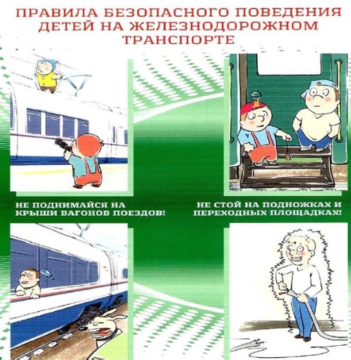 Правила безопасности детей на железнодорожном транспорте.