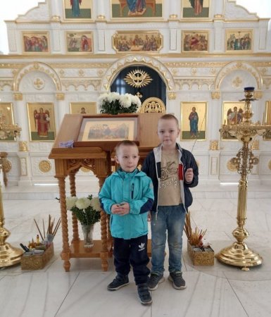 Посещение службы в храме Всех святых в земле Российской просиявших города Ступино.