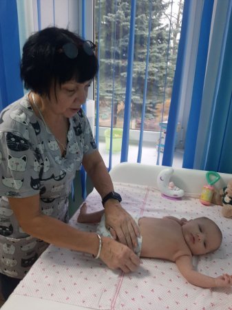ечебный массаж и ежедневный уход за новорожденным