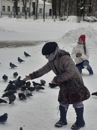 В рамках экологического воспитания детей участвуем в акции "Покормите птиц зимой".